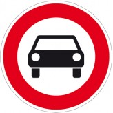 Verboden voor auto's