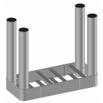 Rampaal modulair verkeerseiland